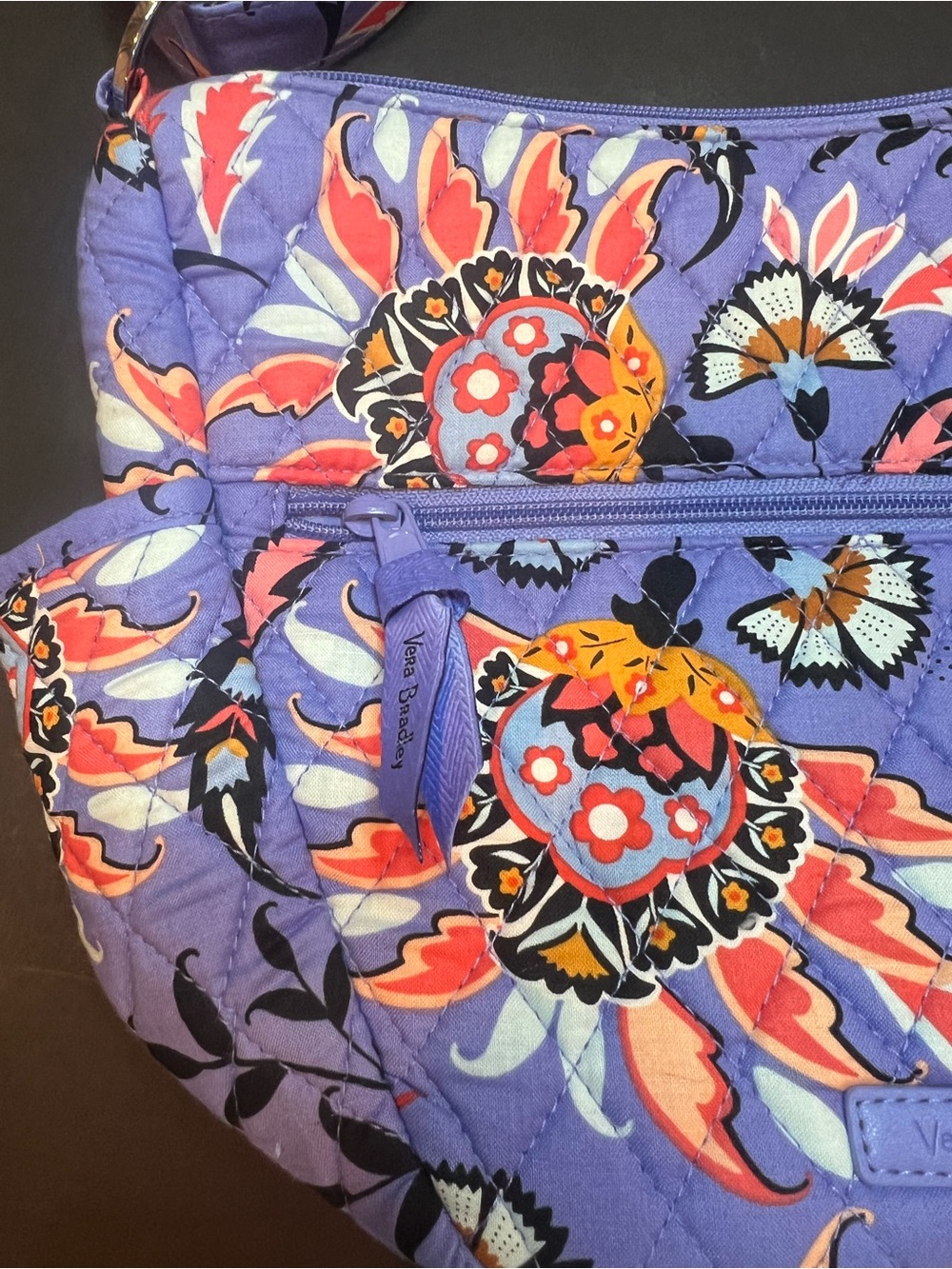 Vera Bradley Mural Garden Crossbody